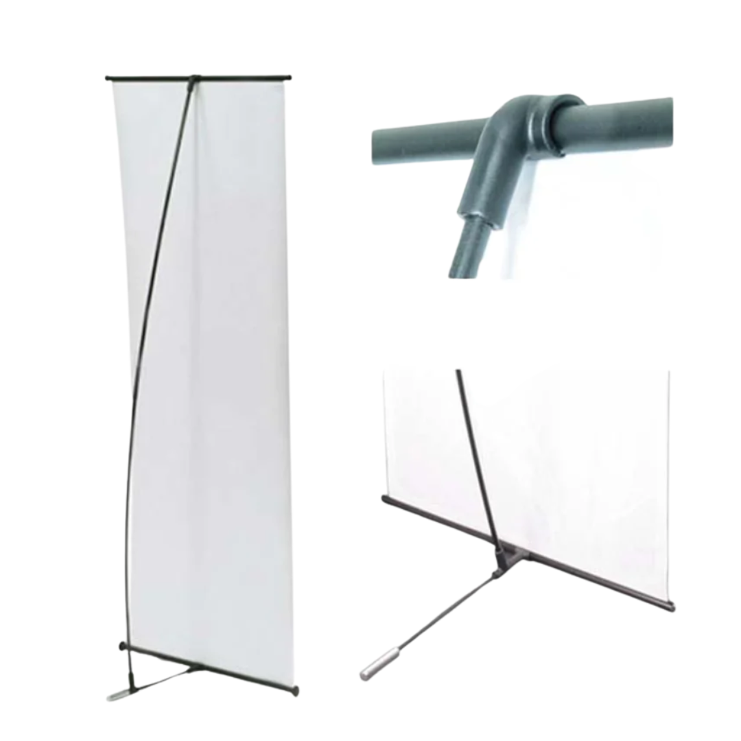 Elegant L Banner Stand | 850 x 2000mm