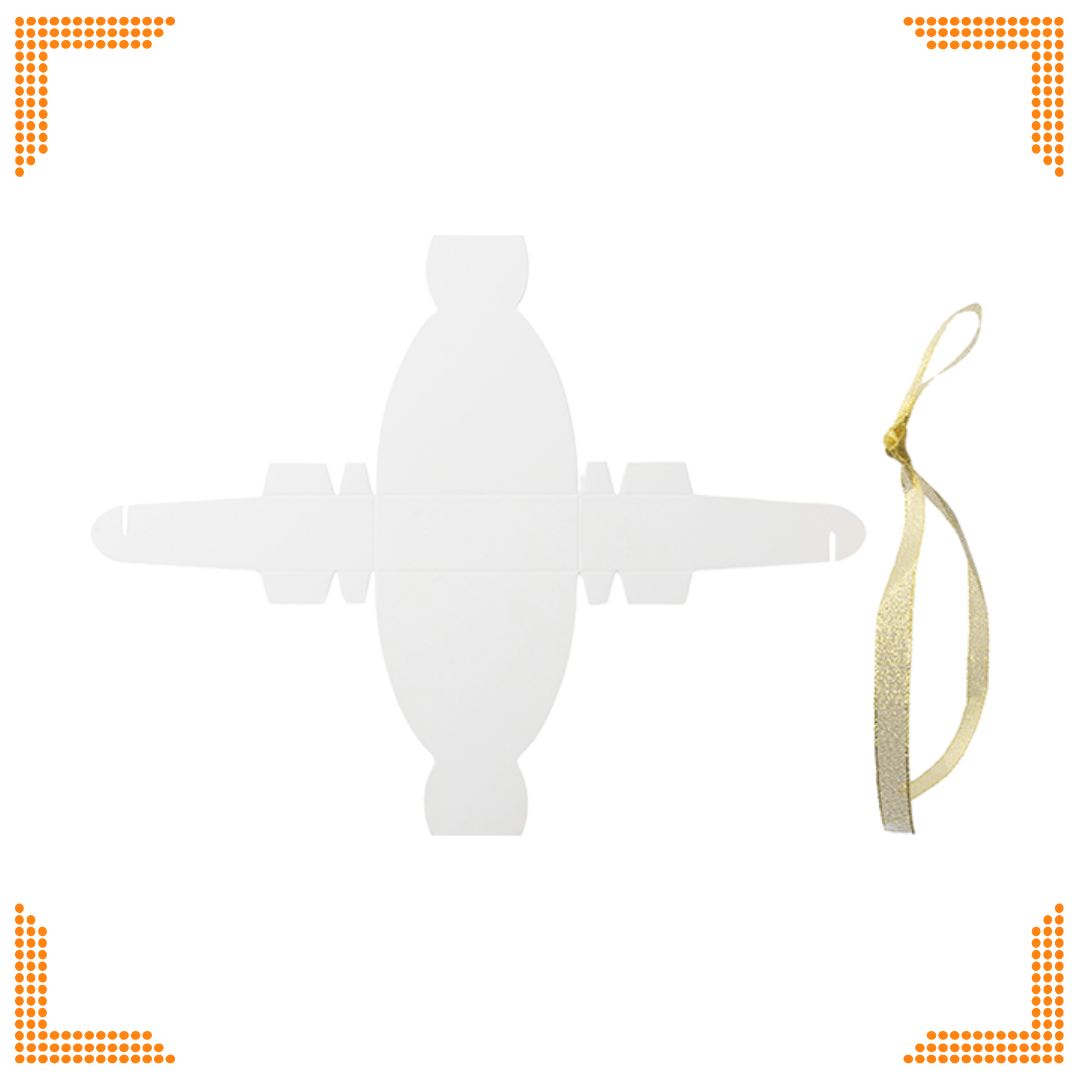 Sublimation White Gift Box with Ribbon (11 x 8 x 3cm) | Pack of 10