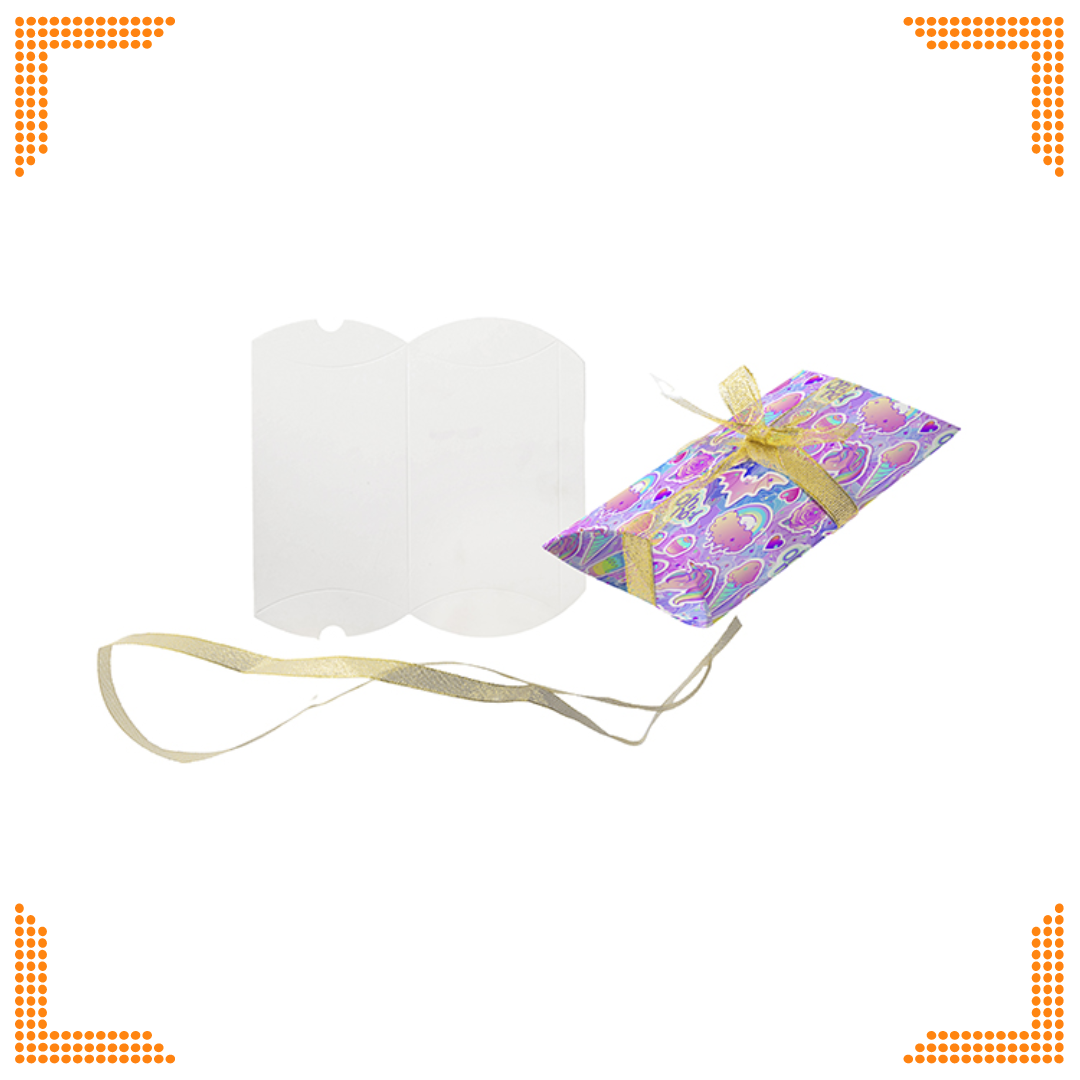 Sublimation White Gift Box with Ribbon (16 x 8.5 x 3cm) | Pack of 10