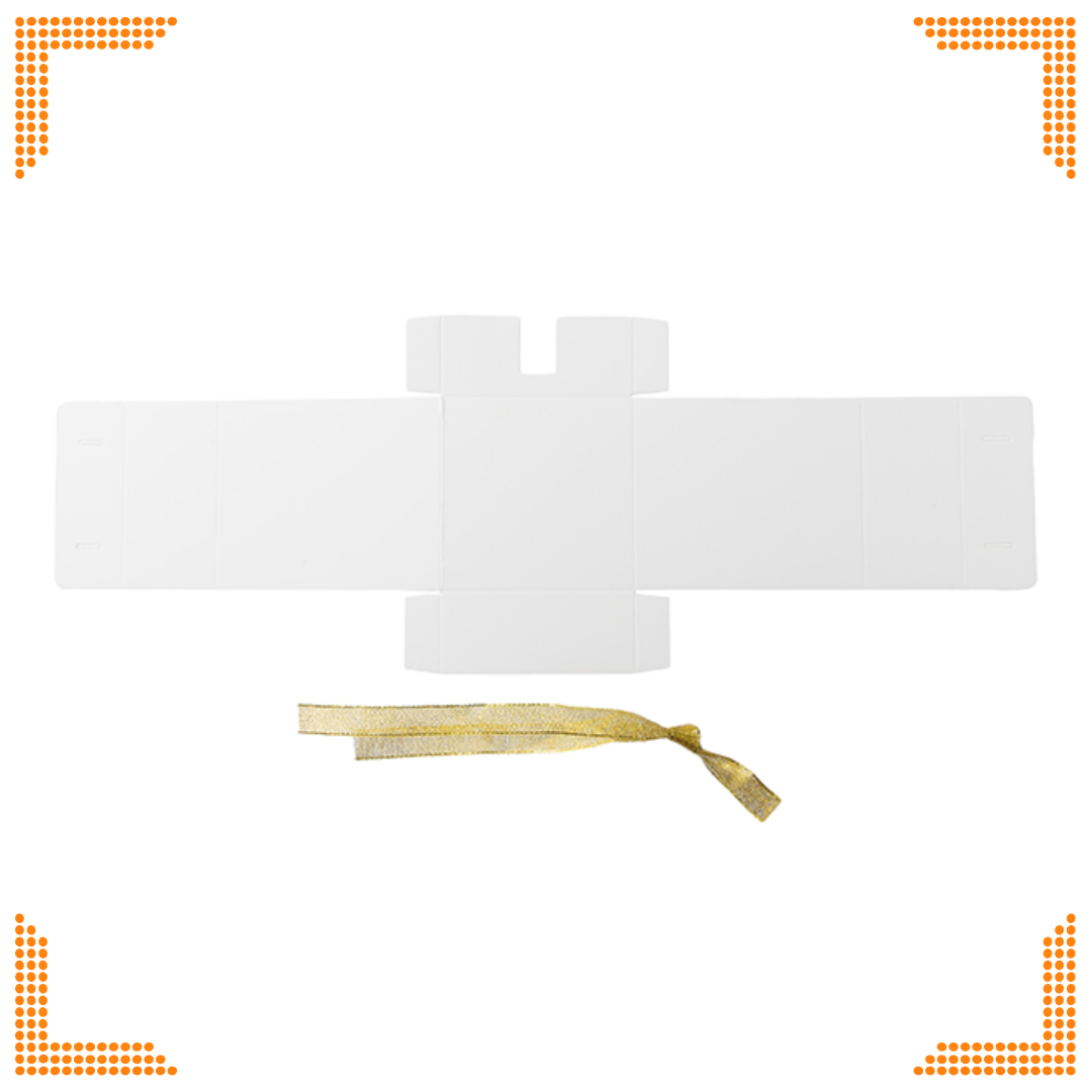 Sublimation White Gift Box for 11oz Mug with Ribbon (8.2 x 8.5 x 15cm) | Packs of 10