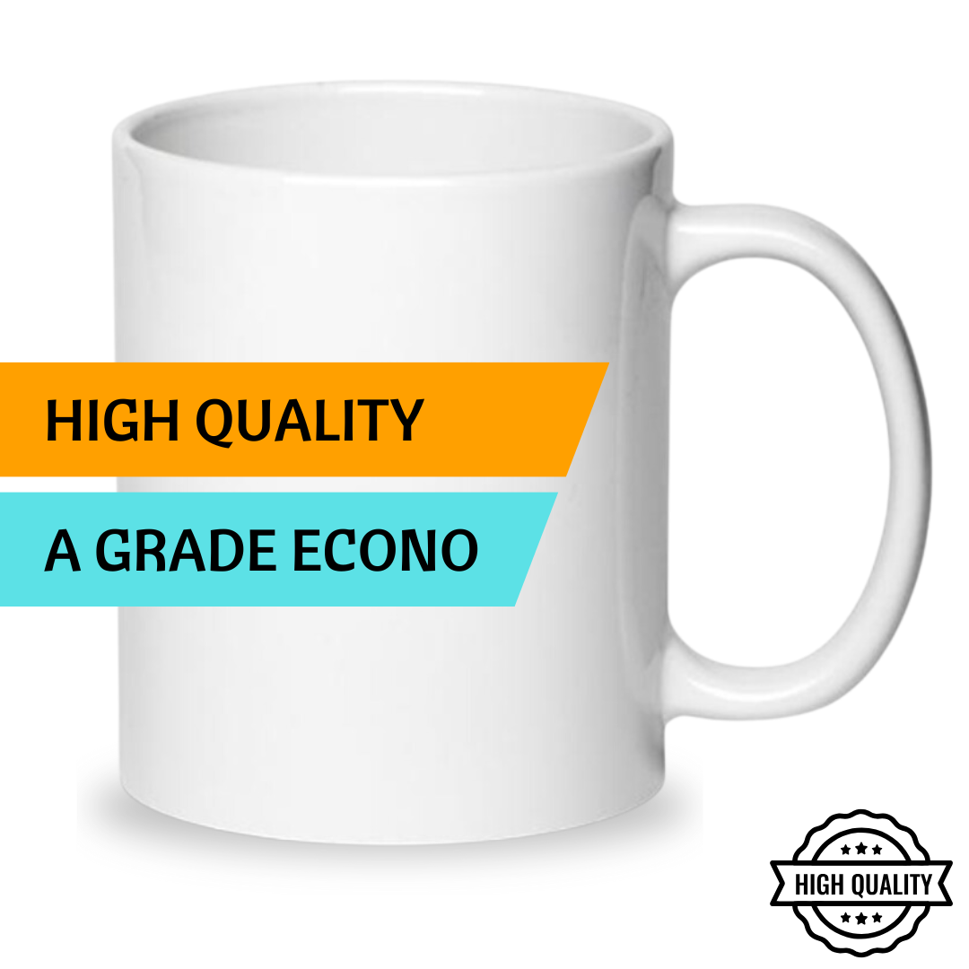 Econo - A Grade White Sublimation Mug (11oz)