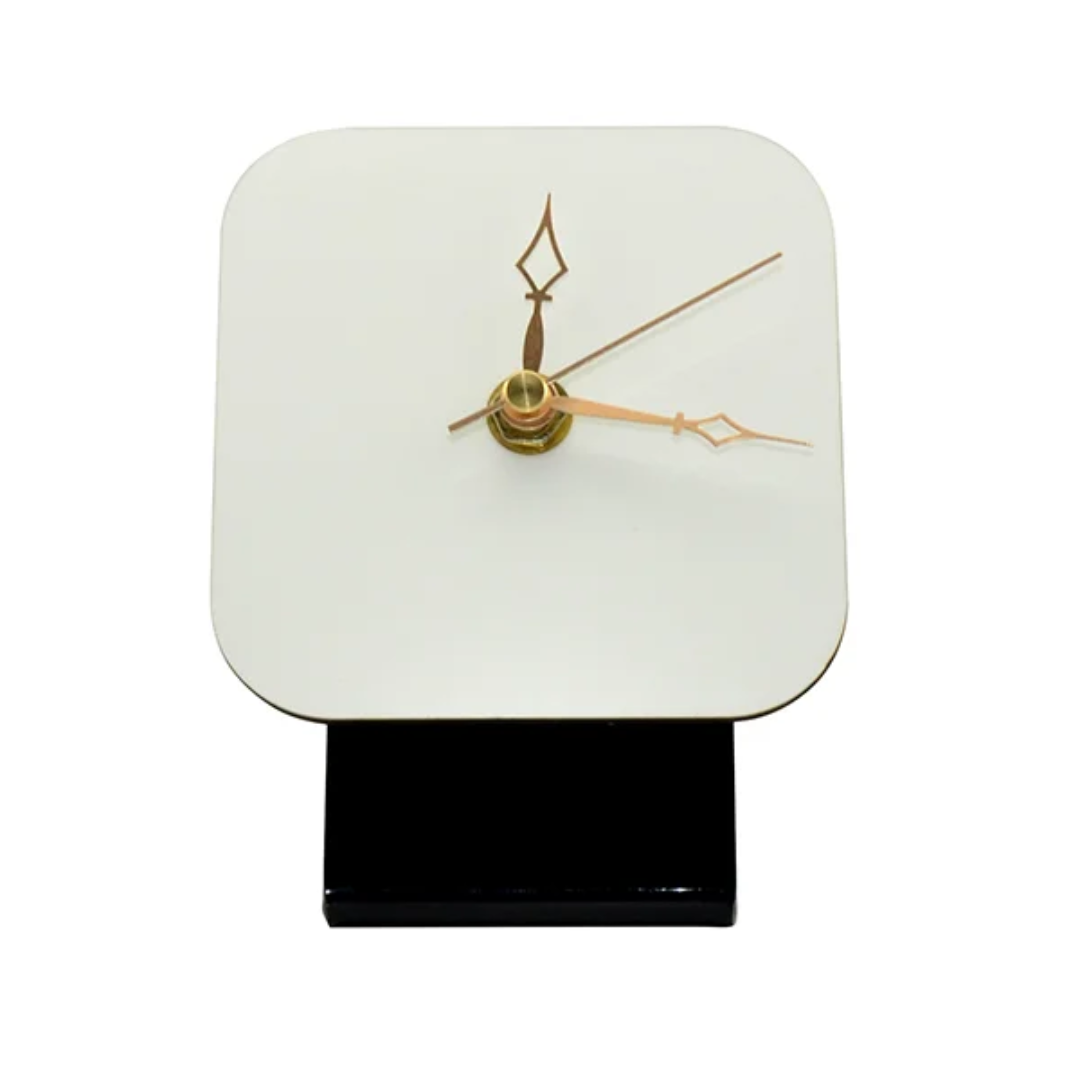 Desktop MDF Sublimation Clock 10x10cm