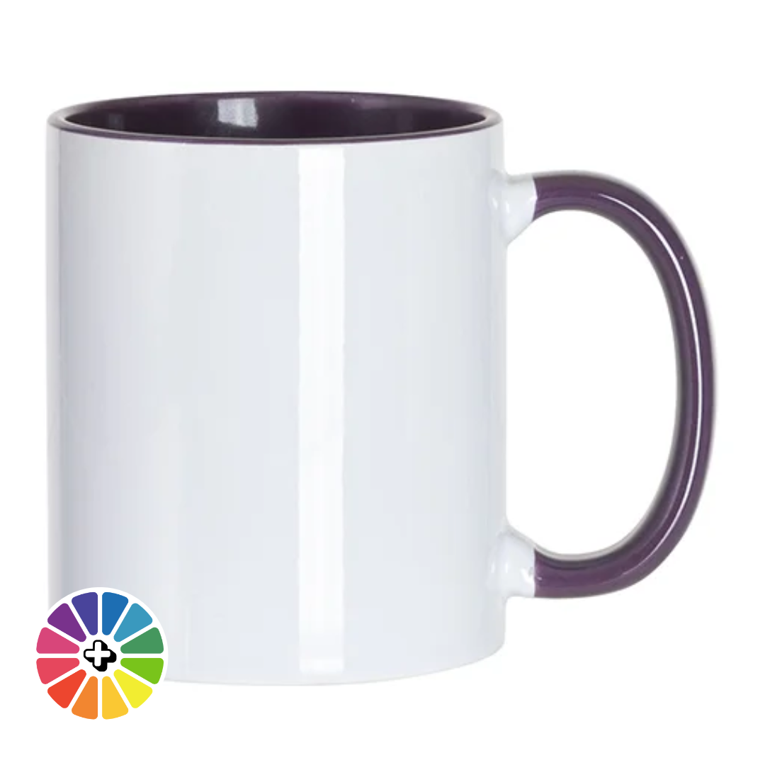 Sublimation Mugs - Coloured Inner & Handle | 13 variants