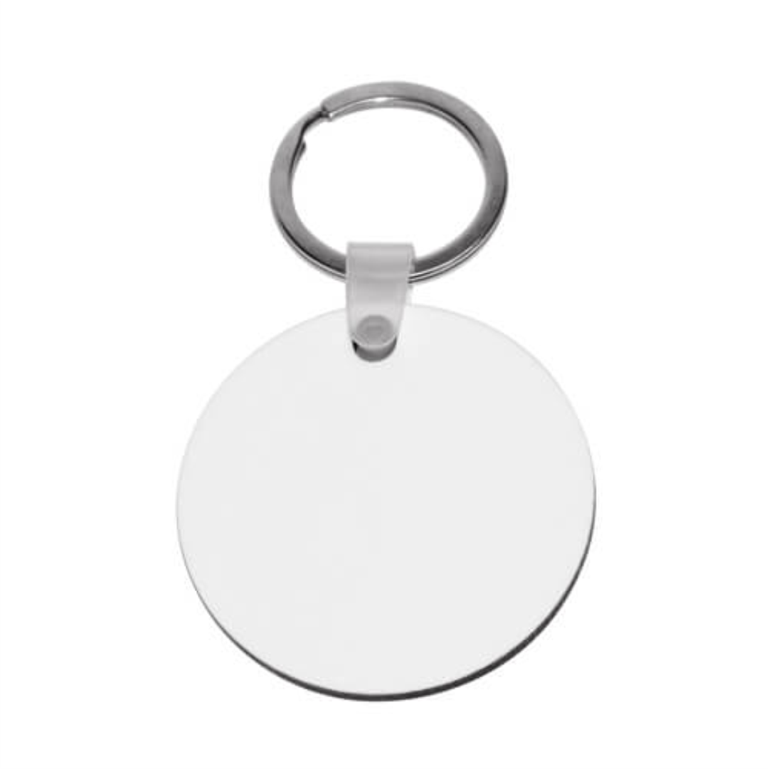 Hardboard Keyring Round