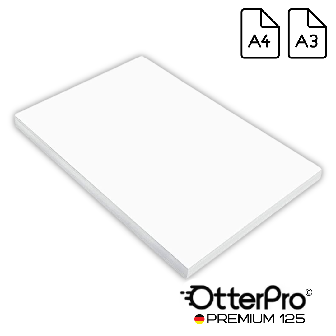 A4 & A3 Otter Pro© Premium Sublimation Paper | 125gsm (100 sheets)
