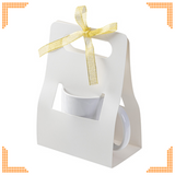 Sublimation White Gift Box for 11oz Mug with Ribbon (14 x 8.5 x 19.5cm)