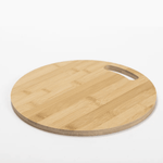 Round Hole Shape Bamboo Cutting Board (Sublimation & Engraving) | φ30cm - Blank Print Media