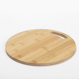 Round Hole Shape Bamboo Cutting Board (Sublimation & Engraving) |  φ30cm