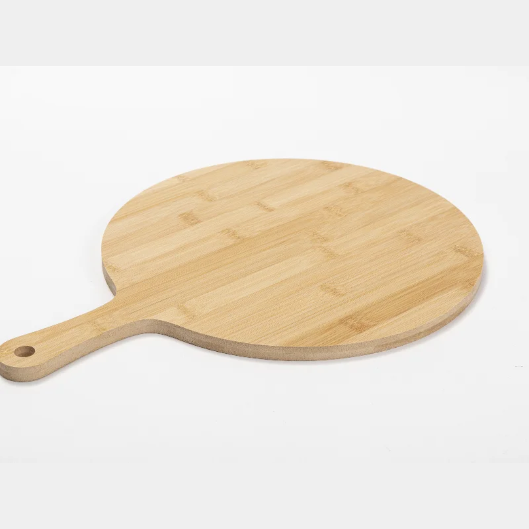 Pizza Shape Bamboo Cutting Board (Sublimation & Engraving) | 31 x 43cm