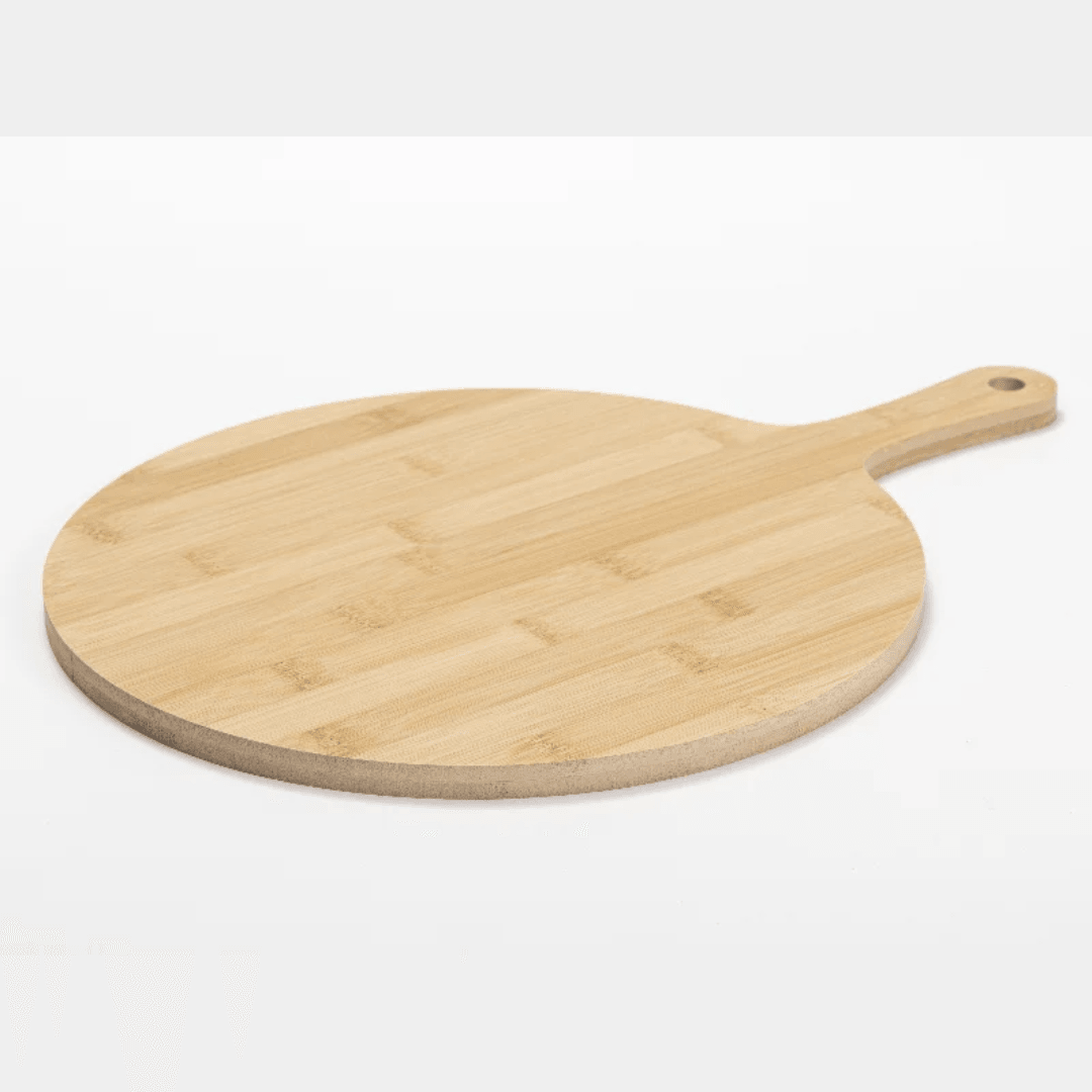 Pizza Shape Bamboo Cutting Board (Sublimation & Engraving) | 31 x 43cm - Blank Print Media