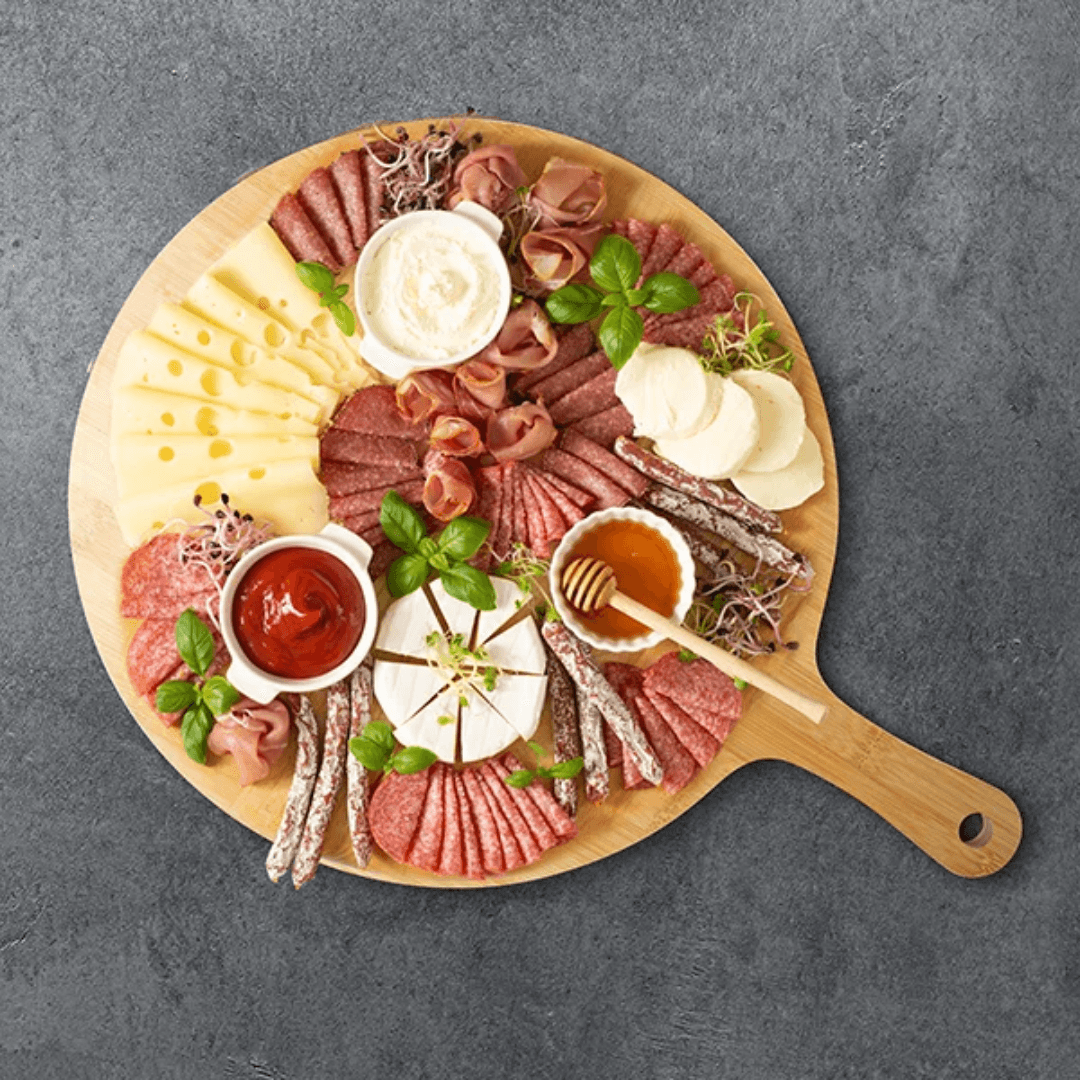 Pizza Shape Bamboo Cutting Board (Sublimation & Engraving) | 31 x 43cm - Blank Print Media