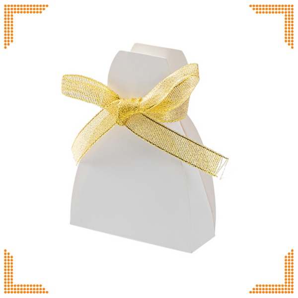 Sublimation White Gift Box with Ribbon (11 x 8 x 3cm)