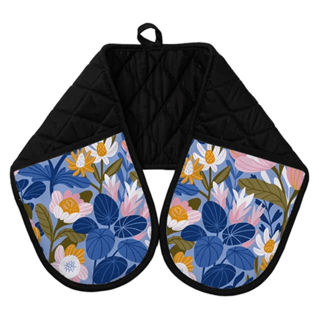 Double Oven Mitts Long Pot Holder - Blank Print Media