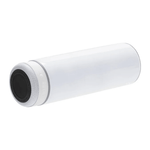 20oz / 600ml White Stainless Steel Sublimation Tumbler with Bluetooth Speaker (Includes Lid & Straw) - Blank Print Media