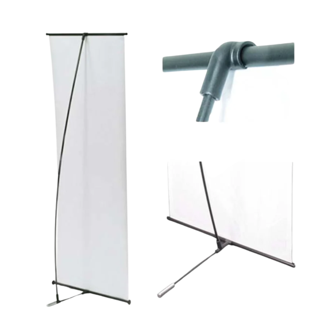 Elegant L Banner Stand  | 850 x 2000mm