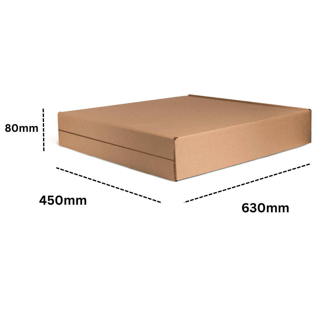End-loader Corrugated Shipping & Packaging Boxes – Various Sizes - Blank Print Media
