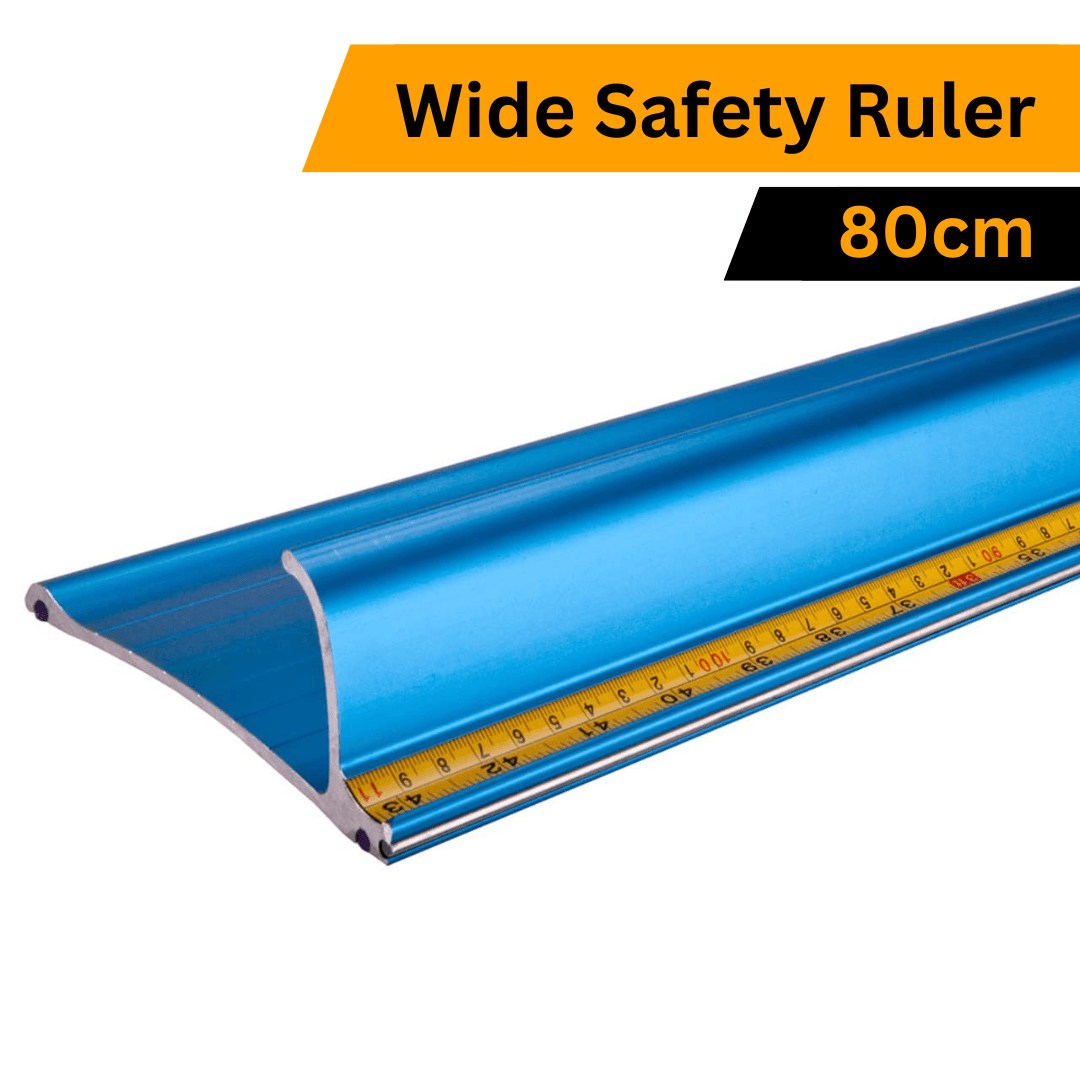 Wide Safety Ruler – 80cm - Blank Print Media