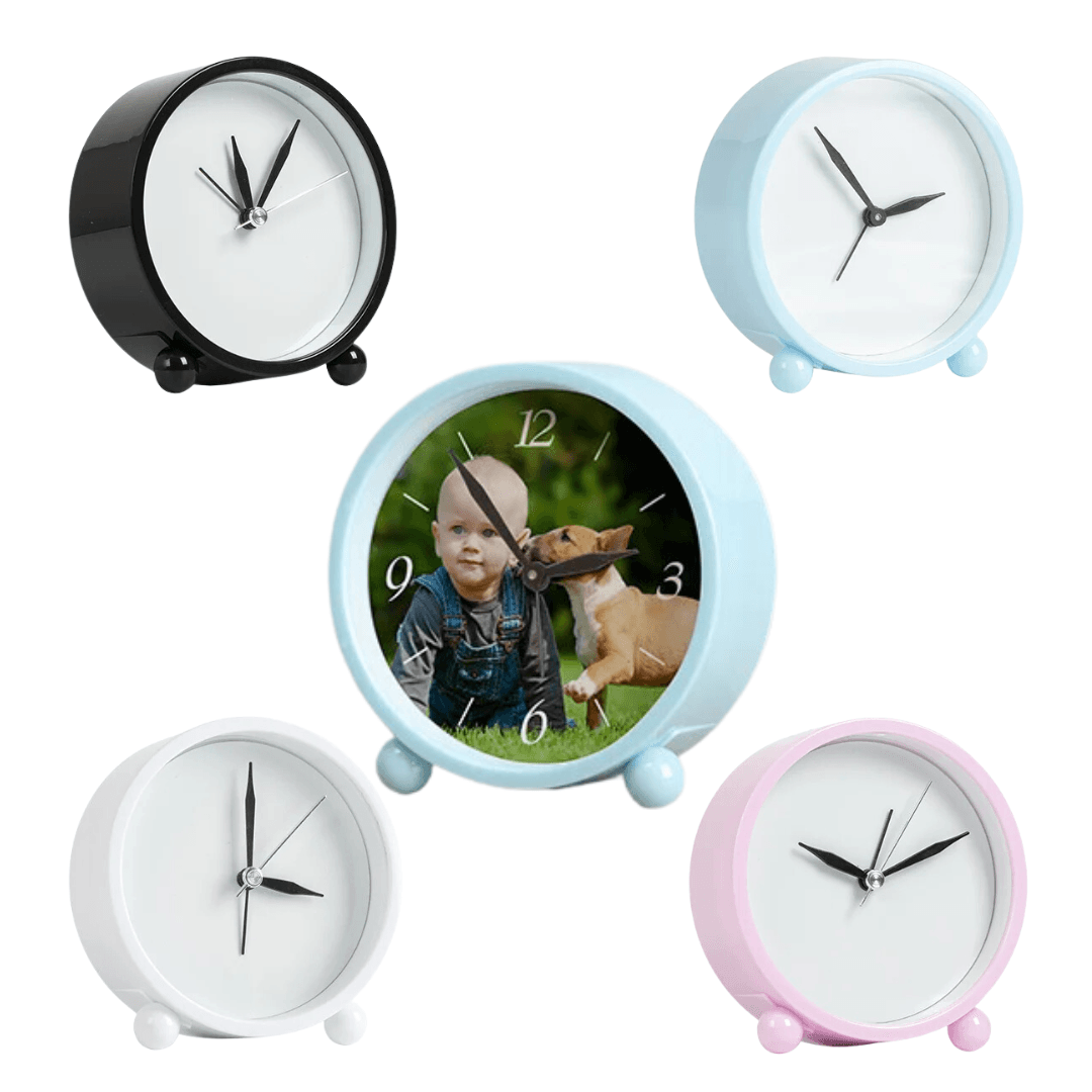 Sublimation Alarm Clock | 10.5x10.7x4cm | 4 colours - Blank Print Media