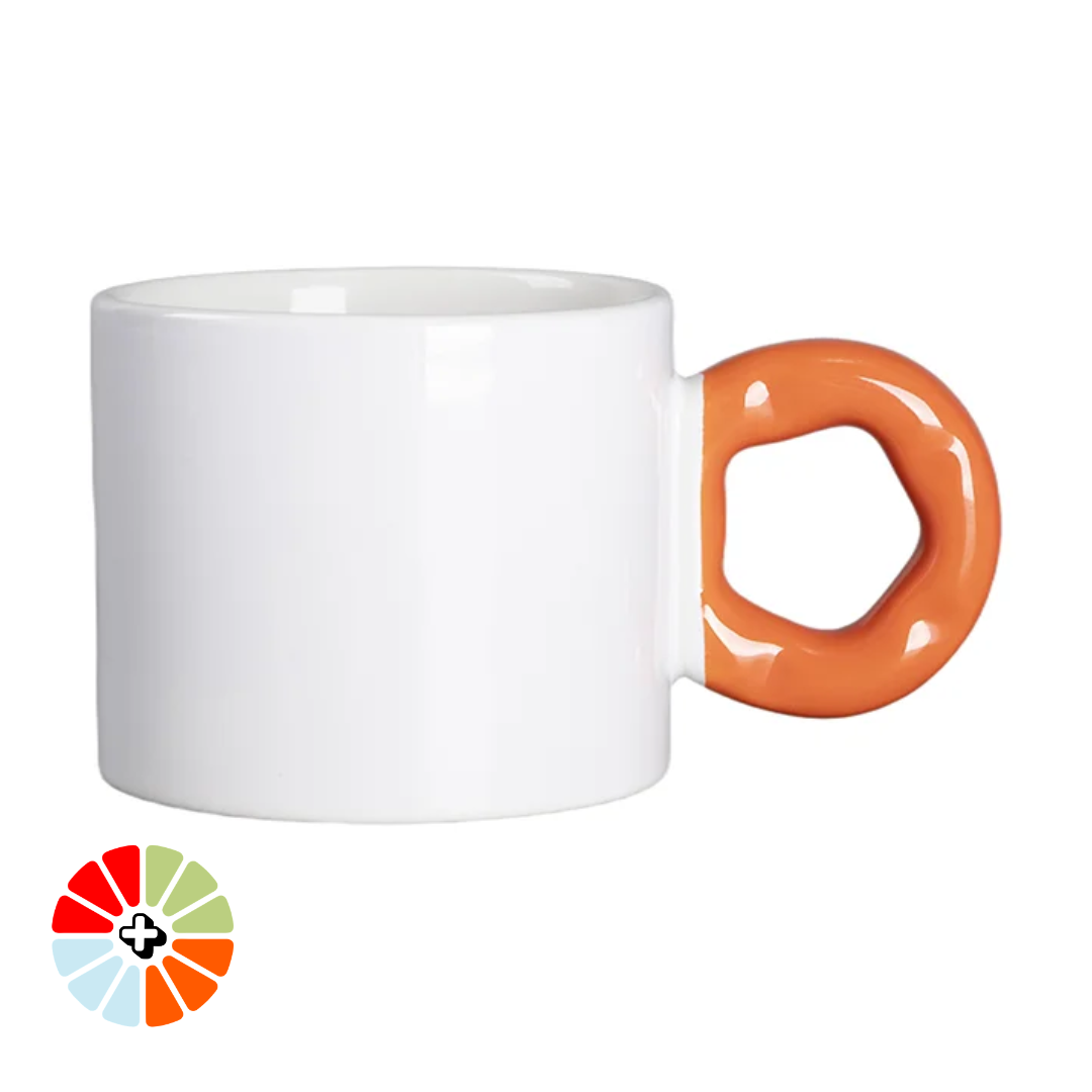 Sublimation Mugs - 9oz Donut Mug | 4 colours