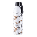 650ml Slim Aluminium Sports Bottle for Sublimation (White) – Black Cap - Blank Print Media