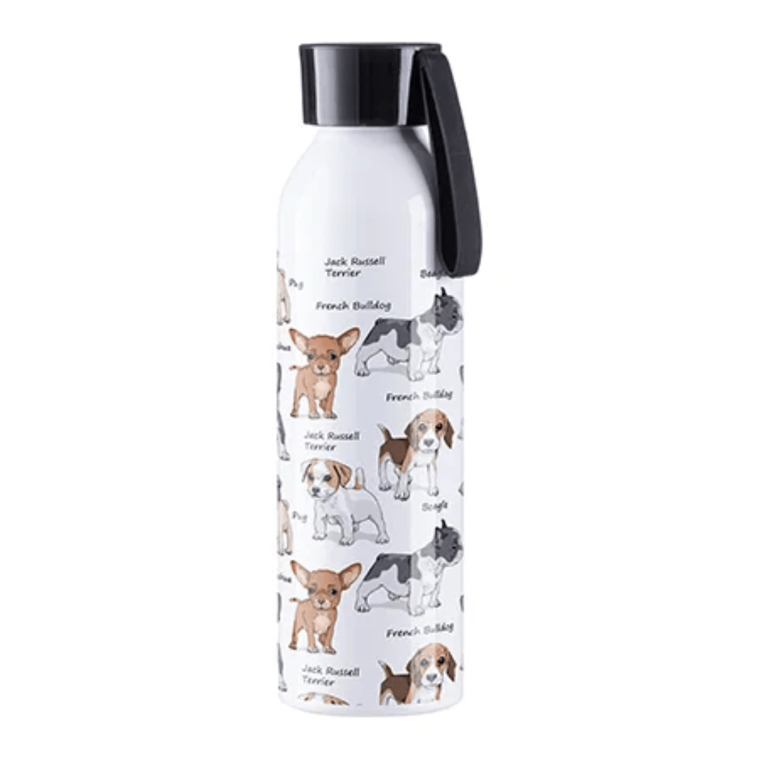 650ml Slim Aluminium Sports Bottle for Sublimation (White) – Black Cap - Blank Print Media