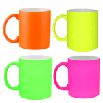 Sublimation Neon Mugs (Fluorescent) | 4 colours - Blank Print Media