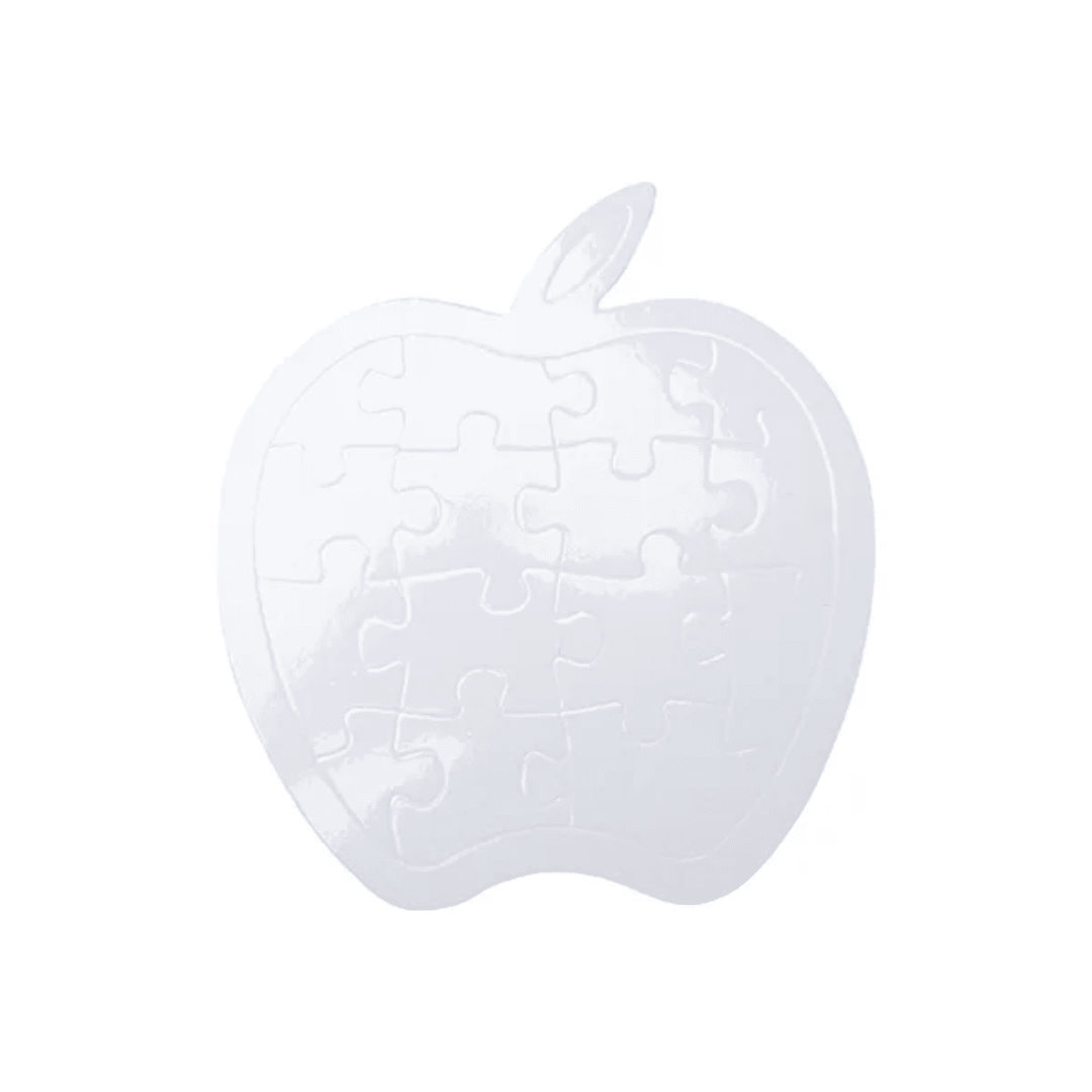 Glossy Shaped Sublimation Puzzle – Bear, Apple or Octagon - Blank Print Media
