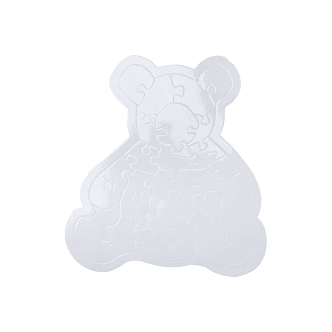 Glossy Shaped Sublimation Puzzle – Bear, Apple or Octagon - Blank Print Media