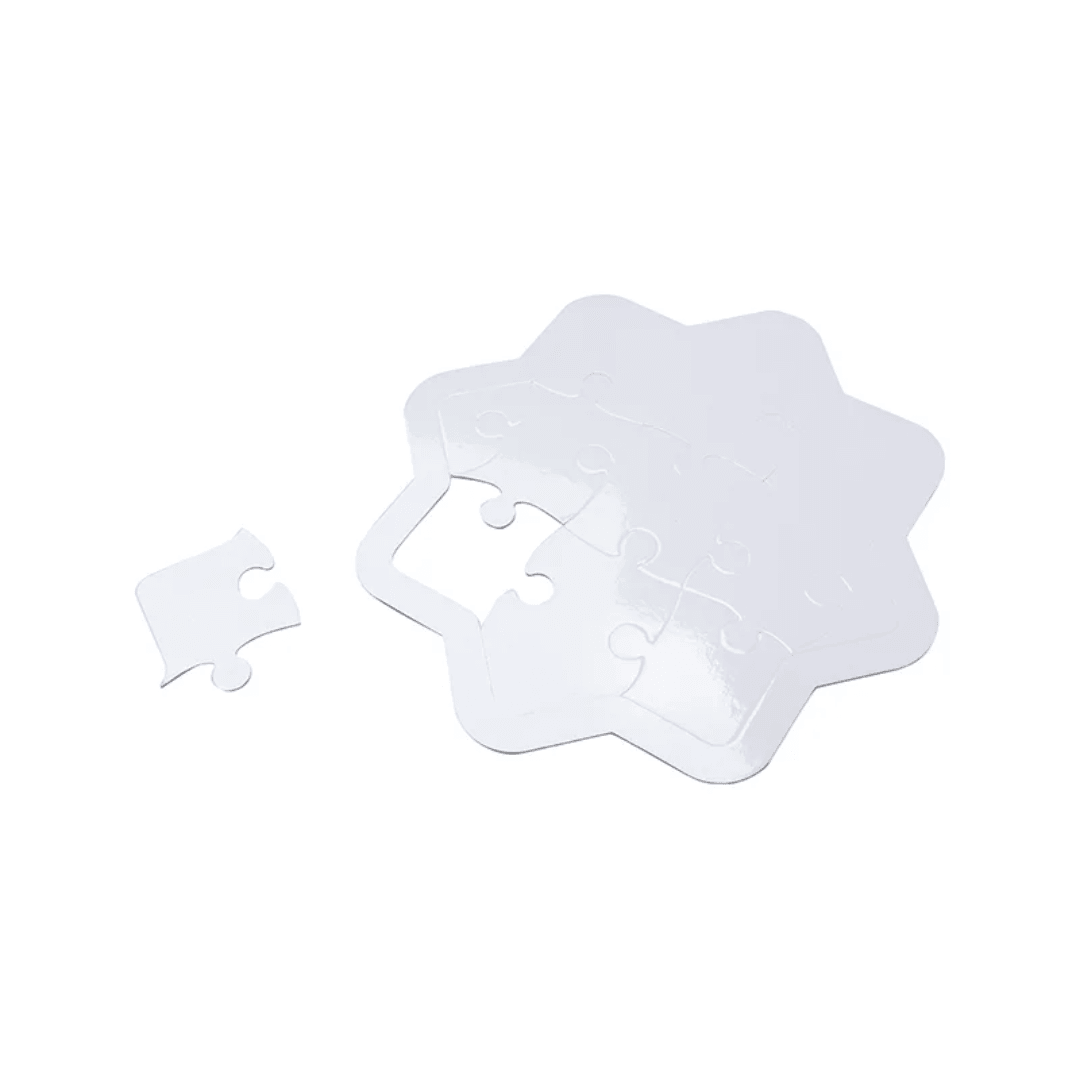 Glossy Shaped Sublimation Puzzle – Bear, Apple or Octagon - Blank Print Media