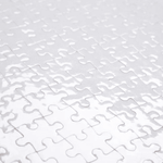 Large Glossy Cardboard Puzzle | 385 x 525mm - 500pcs - Blank Print Media