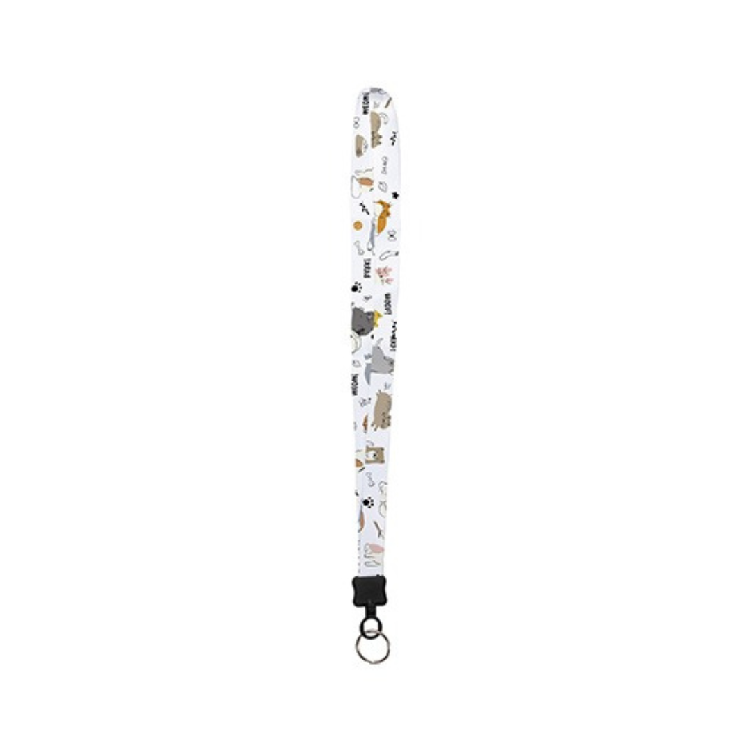 Sublimation Fabric Lanyard with Swivel Hook