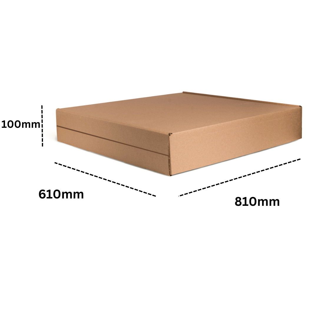 Corrugated End-loader Packaging Box - 100 x 610 x 810mm (Pack of 5)