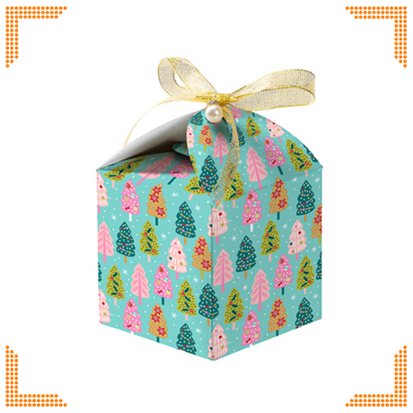 Sublimation White Gift Box with Ribbon (9 x 9 x 12cm)