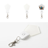 Sublimation LED Acrylic Light Up Keyrings (7 colors)