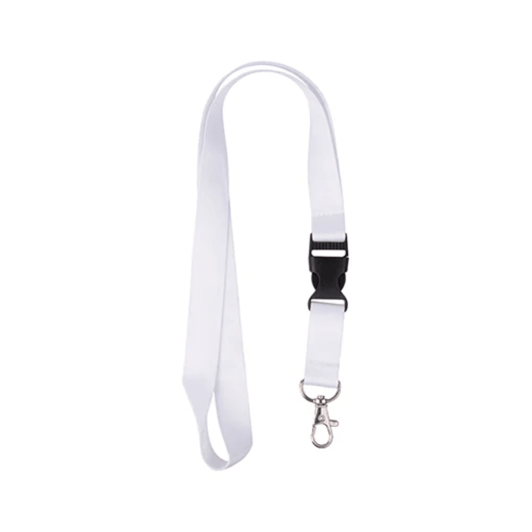 Sublimation Fabric Lanyard with Buckle & Snap Hook - Blank Print Media