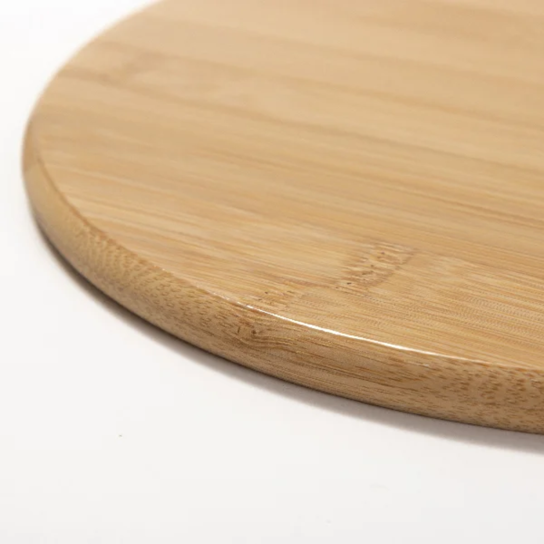 Round Shape Bamboo Cutting Board (Sublimation & Engraving) | φ30cm