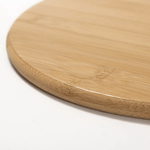 Round Shape Bamboo Cutting Board (Sublimation & Engraving) | φ30cm - Blank Print Media