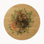 Round Shape Bamboo Cutting Board (Sublimation & Engraving) | φ30cm - Blank Print Media
