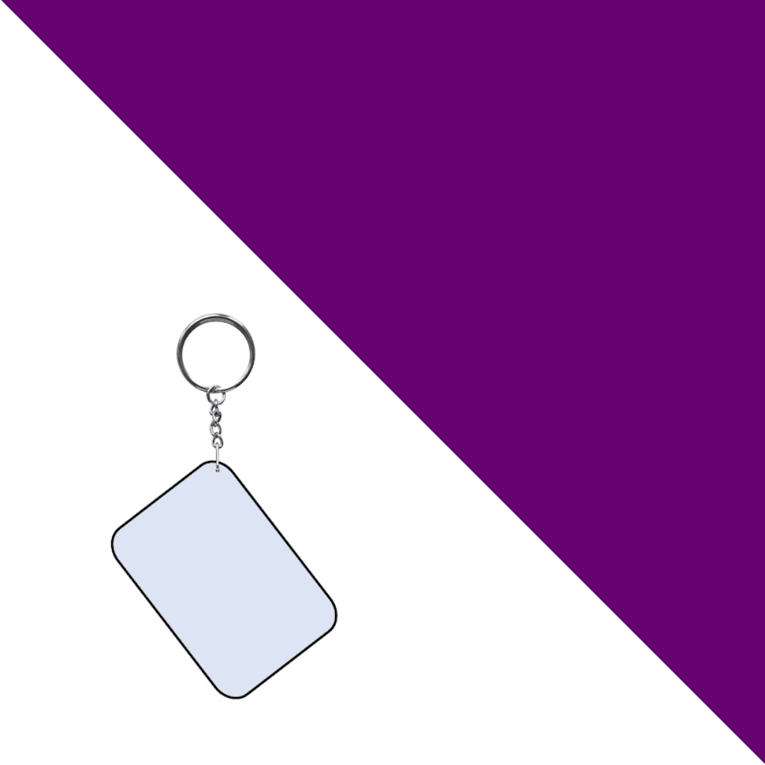 Polymer Photo Keyring | 8 Colours - Blank Print Media