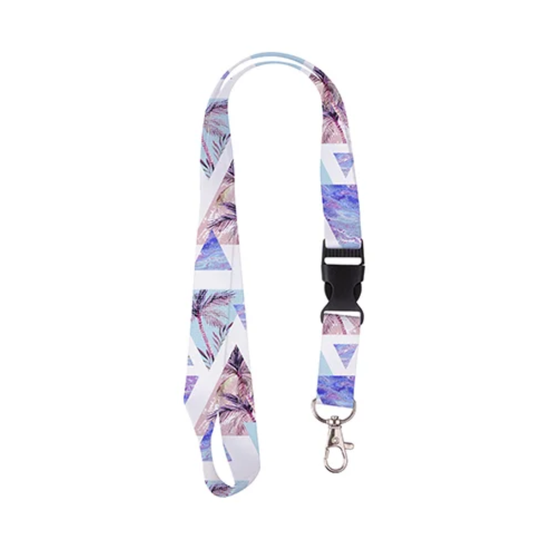 Sublimation Fabric Lanyard with Buckle & Snap Hook