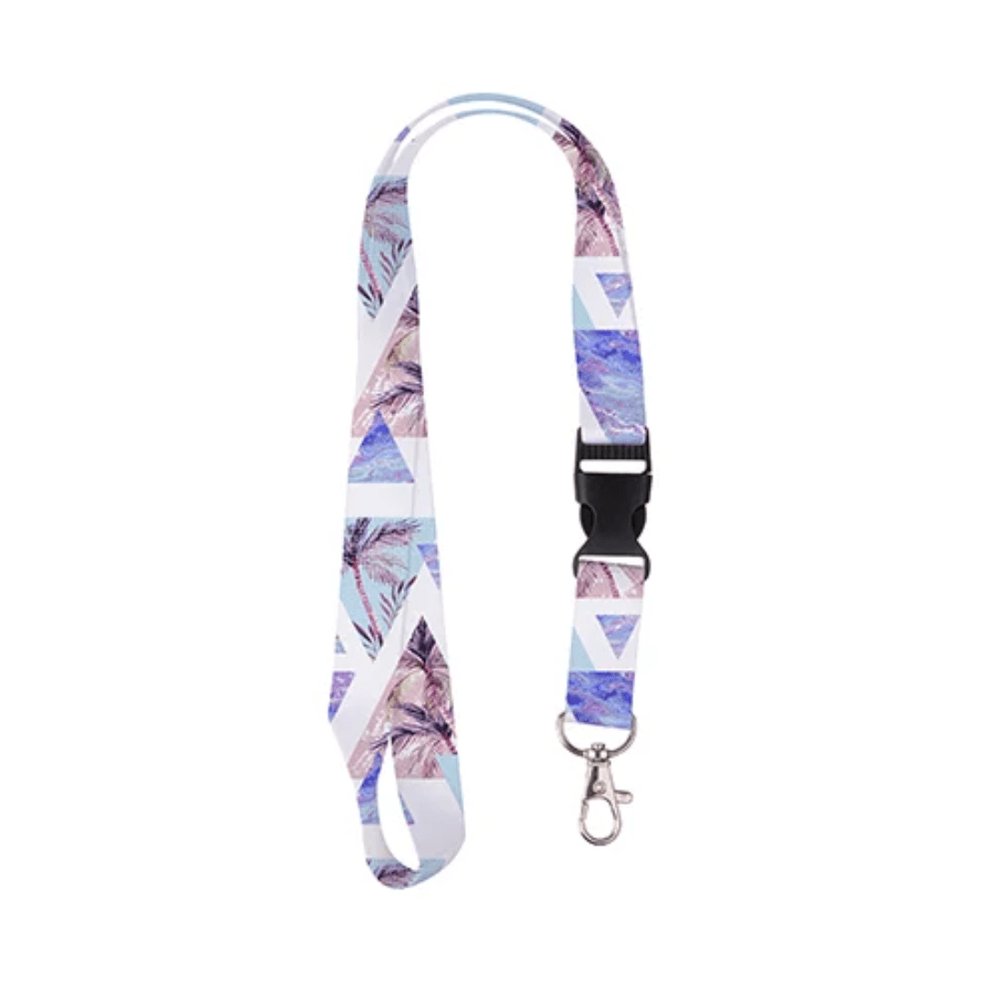 Sublimation Fabric Lanyard with Buckle & Snap Hook - Blank Print Media