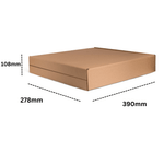 End-loader Corrugated Shipping & Packaging Boxes – Various Sizes - Blank Print Media