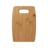 Curved Shape Bamboo Cutting Board (Sublimation & Engraving) | 22.86 x 15.24cm