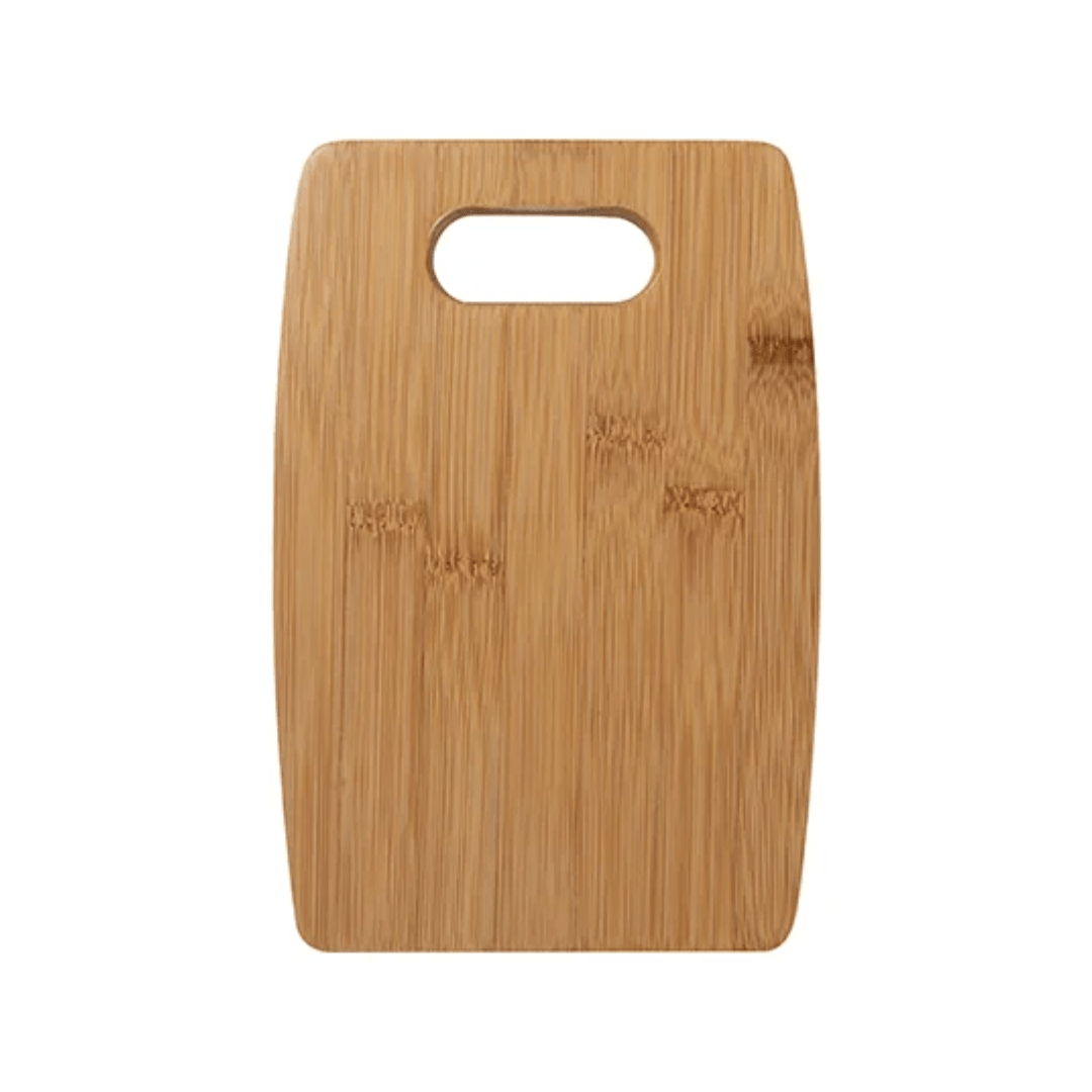 Curved Shape Bamboo Cutting Board (Sublimation & Engraving) | 22.86 x 15.24cm - Blank Print Media