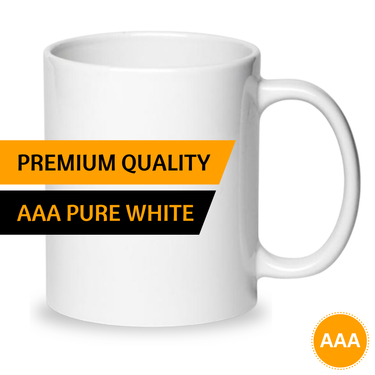 AAA Premium White Sublimation Mug 11oz Ceramic - Blank Print Media