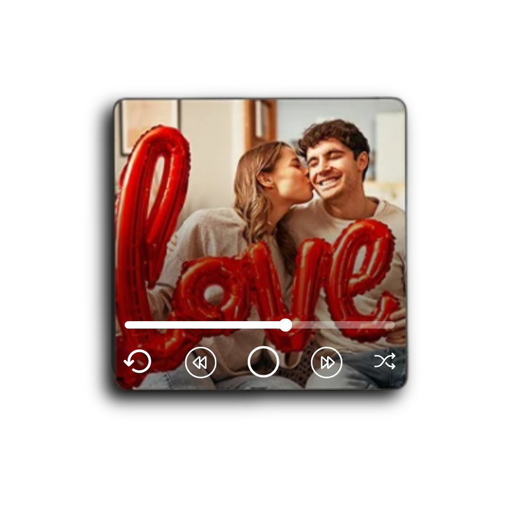 Sublimation Musical Fridge Magnet (Black)