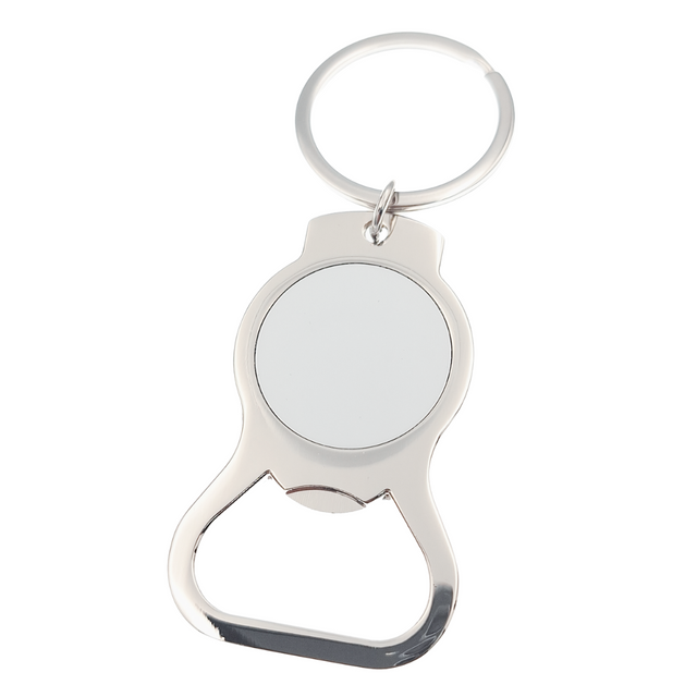 Round Bottle Opener Keyring