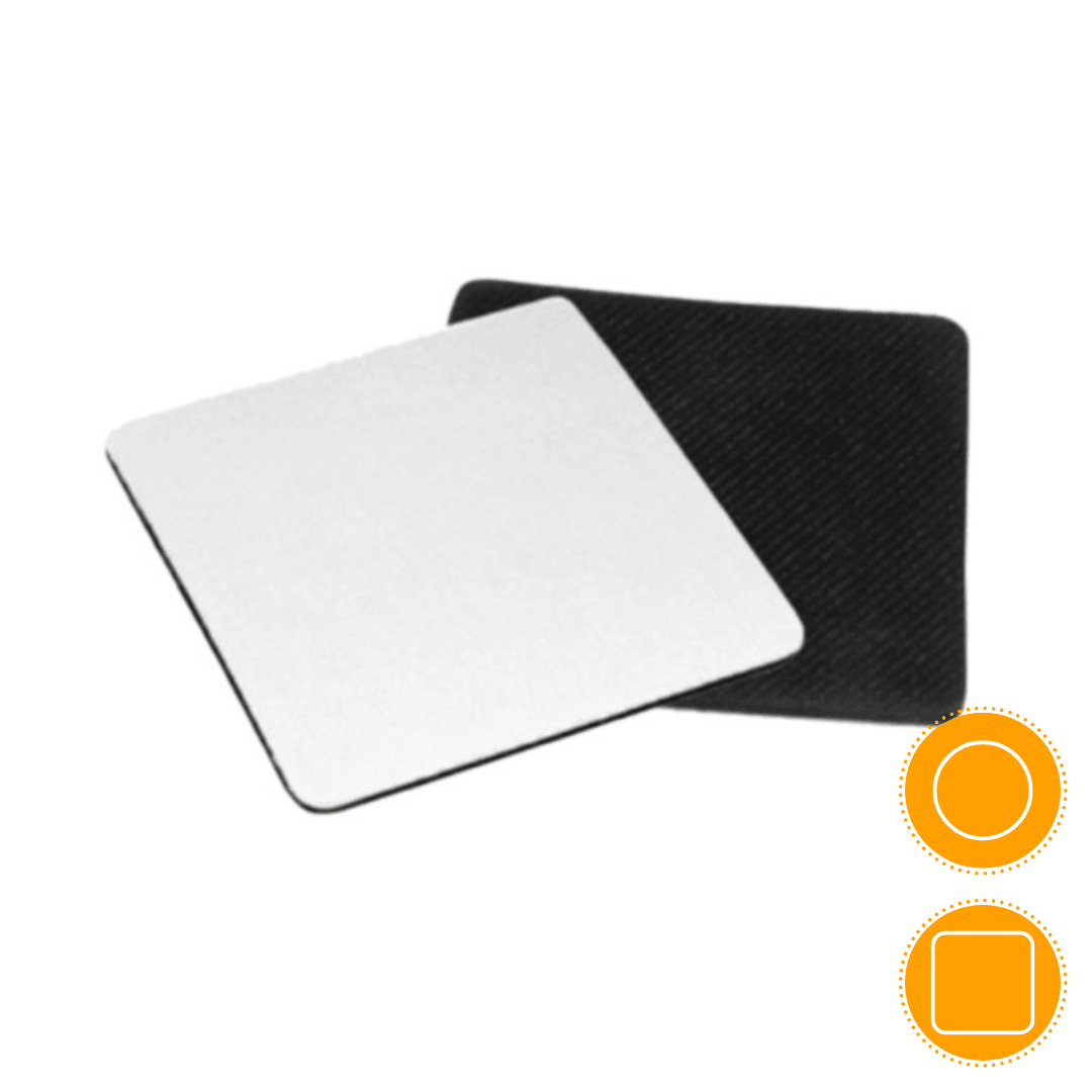 Sublimation Rubber Coasters | 2 shapes - Blank Print Media