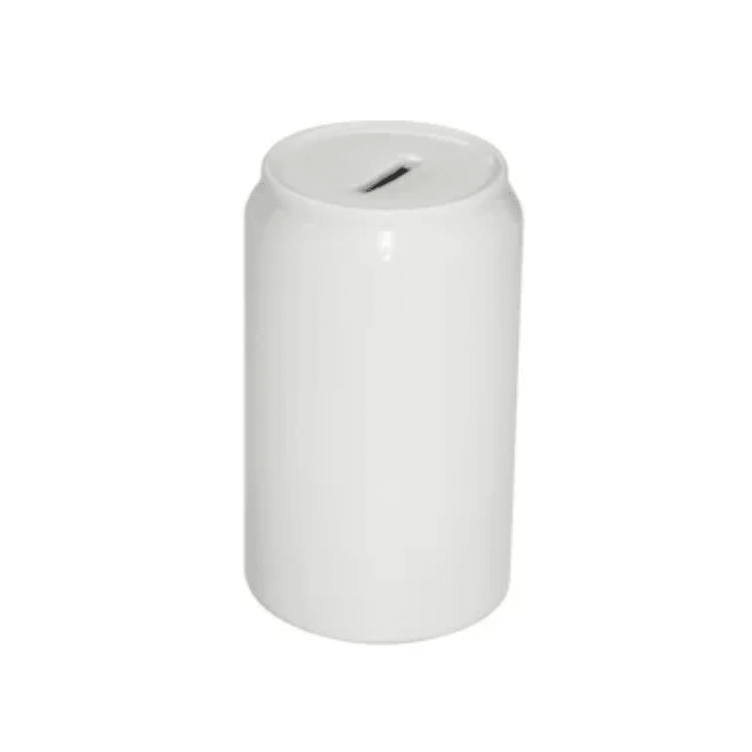 Sublimation Ceramic Cola Piggy Bank - Blank Print Media