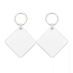 Sublimation MDF Keyrings Single & Double-sided | 6 variants - Blank Print Media